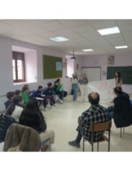 Segunda sesión con alumnado embajador del Proyecto Ciudad Rodrigo