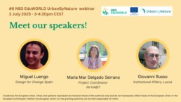 Webinar #6 NBS EduWORLD UrbanByNature_Design for Change